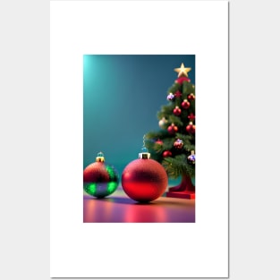 Christmas Baubles 4 Posters and Art